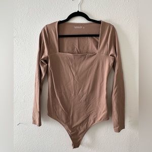 Abercrombie square neck bodysuit size Large. New without tags!